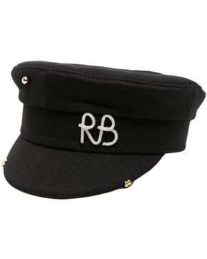 Ruslan Baginskiy Letter Logo Hat - Black