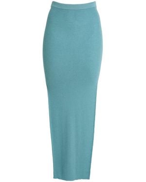 Rick Owens Straight Skirt - Blue