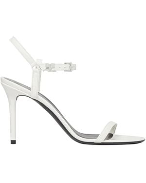 Courreges Leather Sandals - White