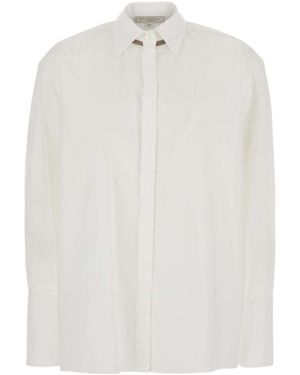 Antonelli Amaretto Long-Sleeve Shirt - White