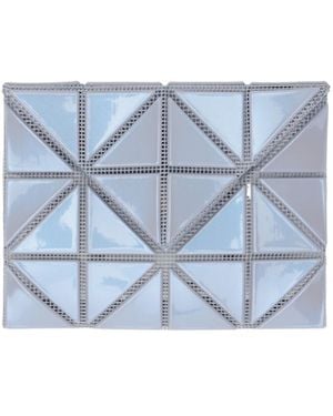 Issey Miyake Diamond Gloss Card Case Wallet - Blue