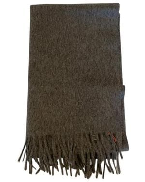 Loro Piana Grande Unita Fringed-Edge Scarf - Green