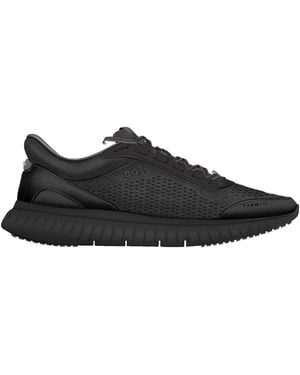 BOSS Breathable Mesh Sneaker - Black