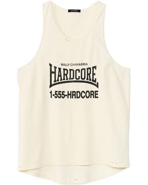 Willy Chavarria Hardcore Willy Tank Top - Natural