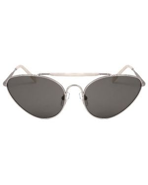 Dries Van Noten Full Frame Sunglasses - White