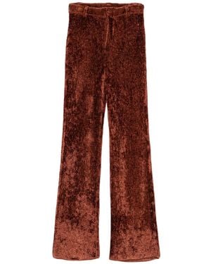AYA MUSE Knitted Trousers - Red