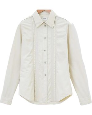 Lemaire Multi-Topstitch Shirt - White