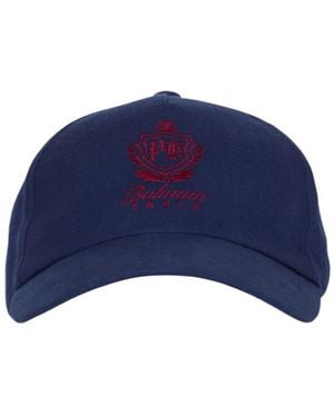 Balmain College Emblem Cap - Blue