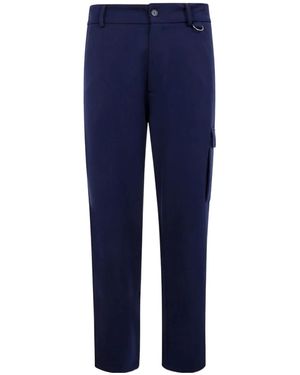 FAMILY FIRST Cargo-Pocket Trousers - Blue