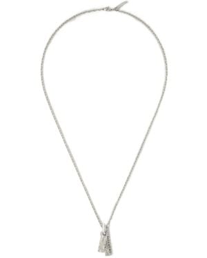 Givenchy Tape Necklace - White