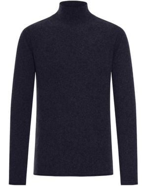 Roberto Collina Turtleneck Long-Sleeved Sweater - Blue