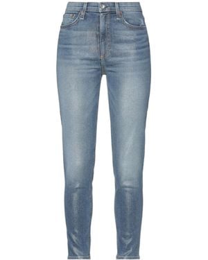 Rag & Bone Ripped Jeans - Blue