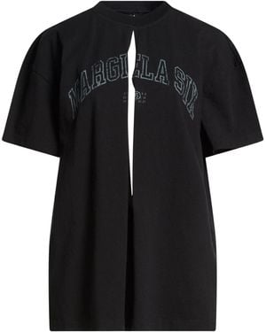 MM6 by Maison Margiela Minimalistprint Shortsleeve Tshirt - Black