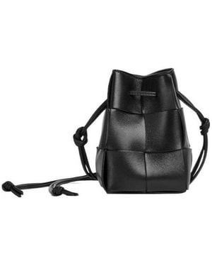 Bottega Veneta Cassette Mini Bucket Bag - Black