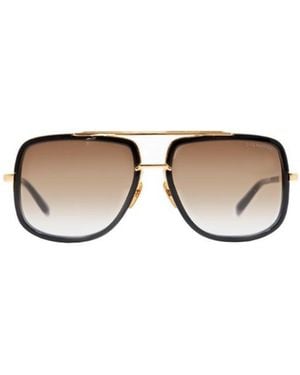 Dita Eyewear Mach-One Square-Frame Sunglasses - Metallic