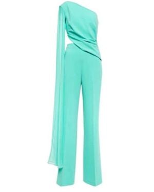 Roland Mouret Asymmetrical Jumpsuit - Green