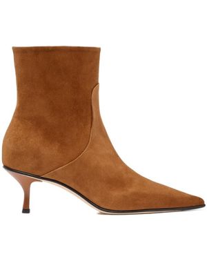 SCAROSSO Jamie Ankle Boots - Brown