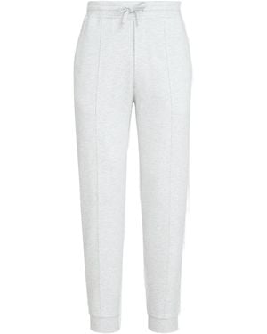 Brunello Cucinelli Drawstring Track Trousers - White