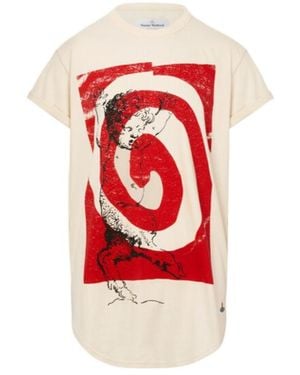 Vivienne Westwood Swirl Longline T-Shirt - Red