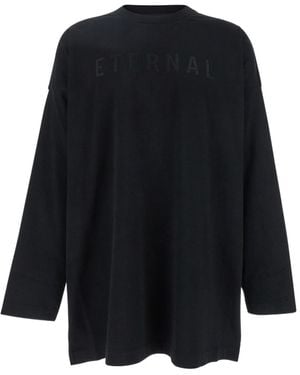 Fear Of God Eternal Printed Crewneck T-Shirt - Blue