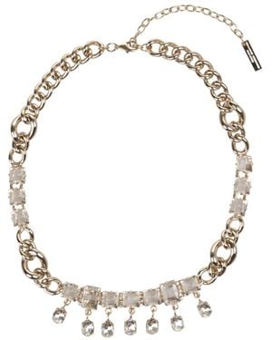 Ermanno Scervino Embellished Chain Necklace - Metallic