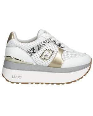 Liu Jo Lace-Up Sneakers - White