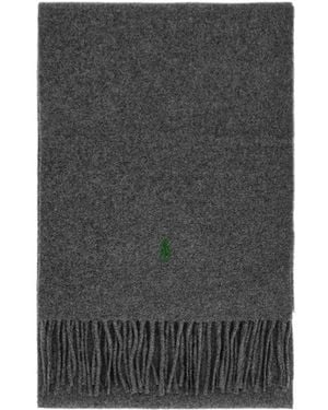 Polo Ralph Lauren Pony Tassel Scarf - Grey