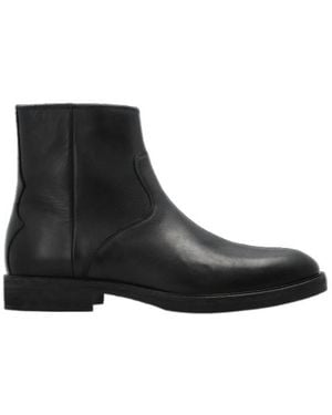 AllSaints Round-Toe Boots - Black