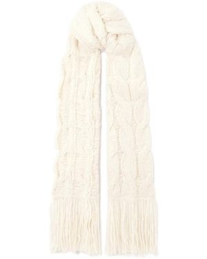 Gabriela Hearst Fringed Scarf - White