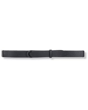 Orciani Textured Detailed Belt - Black
