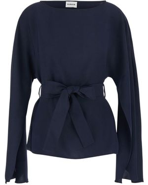 P.A.R.O.S.H. Long-Sleeved Cover-Up - Blue