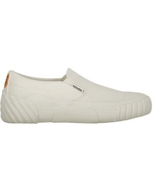 KENZO Tiger Crest Lace-Up Trainers - White