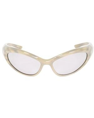 Balenciaga Eyewear Cat-Eye Sunglasses - White