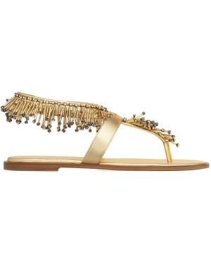 Dior Eclat Thong Sandal - Metallic