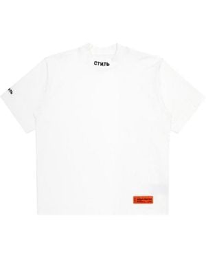 Heron Preston Round-Necked Logo T-Shirt - White