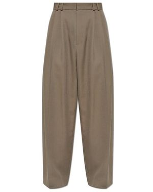 Studio Nicholson Line Wide-Leg Trousers - White
