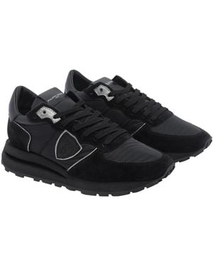 Philippe Model Lace-Up Sneakers - Black