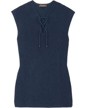 Loro Piana Sleeveless Vest - Blue