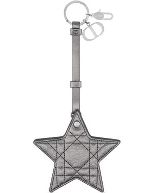 Dior Star Key Ring With Mirror - White