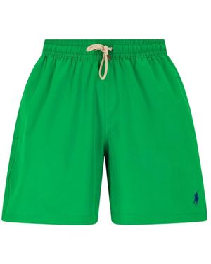 Ralph Lauren Traveller Classic Swimming Trunks - Green