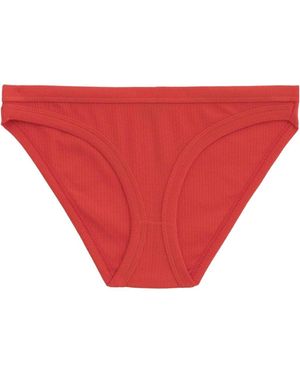 Baserange Elastic Waist Briefs - Red