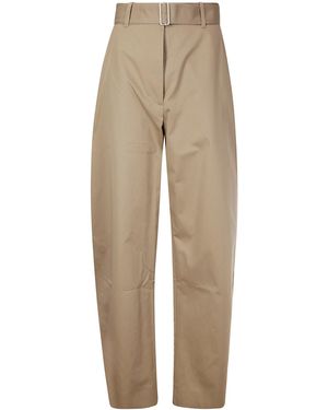 Studio Nicholson Doring High Waisted Trousers - Natural