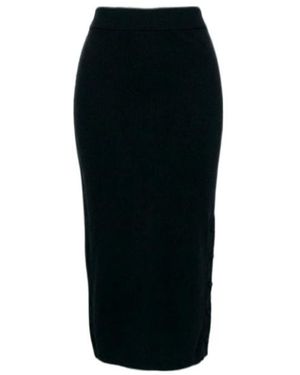 Jil Sander Mid Length Skirt - Black
