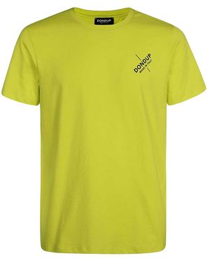 Dondup Logo Crew Neck T-Shirt - Yellow