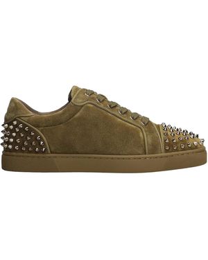 Christian Louboutin Seavaste 2 Lace-Up Trainers - Green