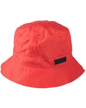 Ganni Bucket Hat - Red