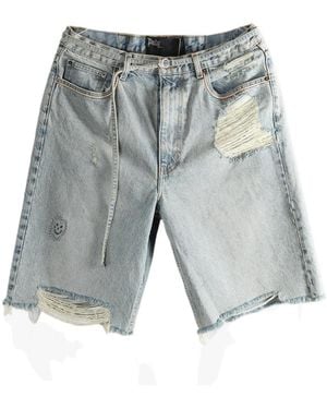 Paly Hollywood Distressed Shorts - Grey
