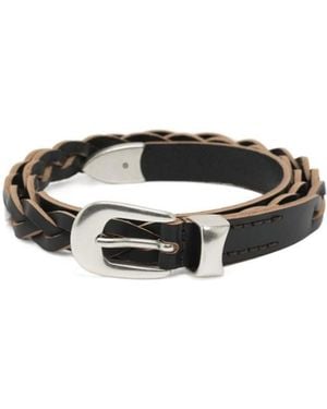 Our Legacy Braided 2Cm Belt - White