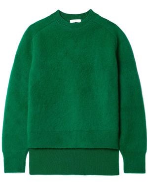 Rabanne Brushed Wool Jumper - Green