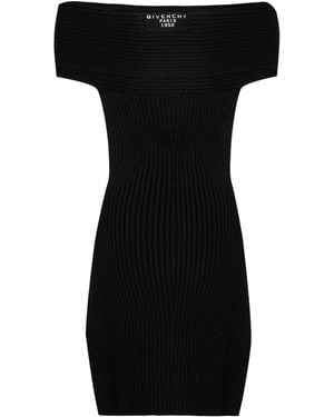 Givenchy Shoulder Mini Dress - Black